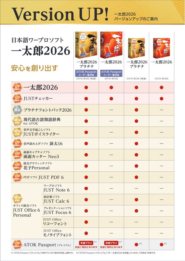 一太郎2026 デジタルカタログ