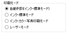カラー写真印刷モード
