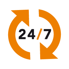 24時間7日間