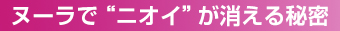 ヌーラでニオイが消える秘密