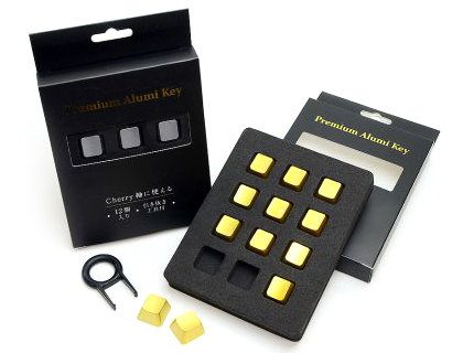 aiuto プレミアムアルミキートップ Cherry軸用 KEY-AL10P - Just MyShop