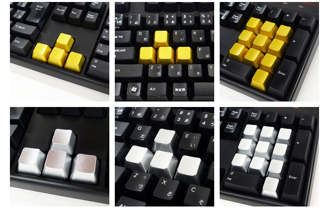 aiuto プレミアムアルミキートップ Cherry軸用 KEY-AL10P - Just MyShop
