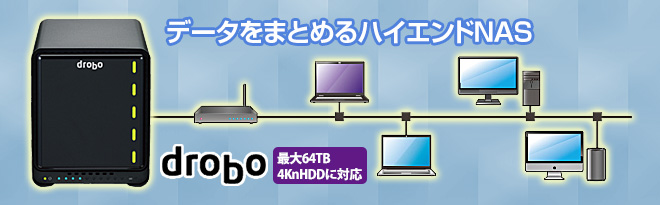 Drobo 5N Beyond RAID NASケース PDR-5N - Just MyShop