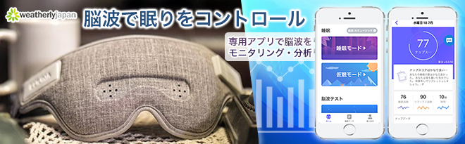 【週末限定sale!】脳波×AI スマートアイマスクLUUNA 脳波×AI】脳波を測定して機械学習機能があなただけのリラクゼーション