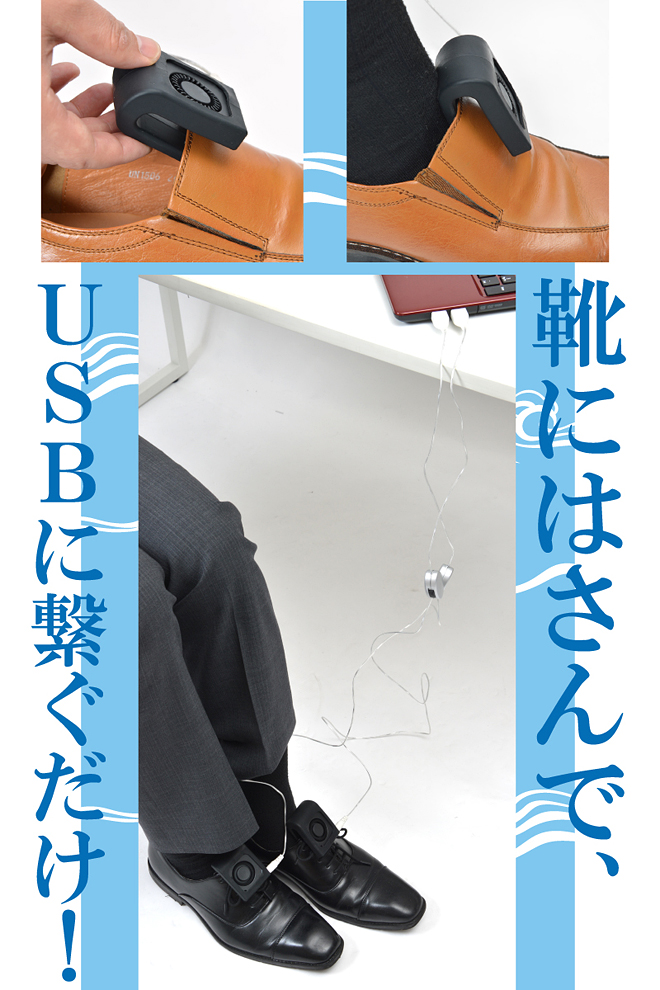 履にはんさんでUSBに繋ぐだけ！