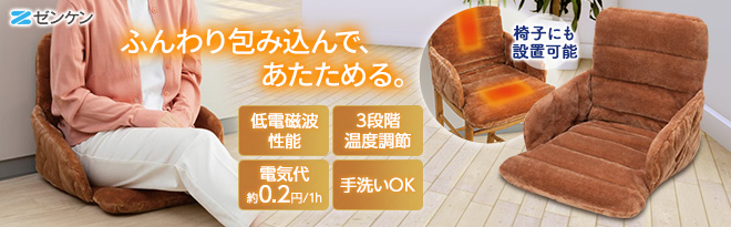 ゼンケン 腰すっぽりヒーター 低電力タイプ ZR-05SH - Just MyShop