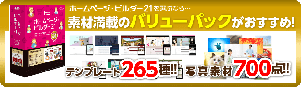 ホームページビルダー21 新品未使用 ビジネスパック 最上級グレード