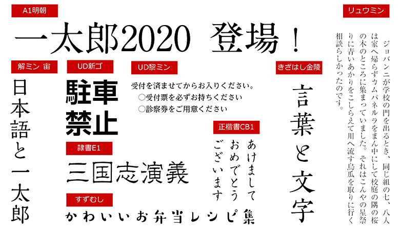 モリサワフォント26書体